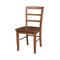 International Concepts 42 in. Solid Wood Dual Drop Leaf Dining Table with 2 Chairs in Black/Distressed Oak K46-42DPT-23-C42-2-2 - alternate 3